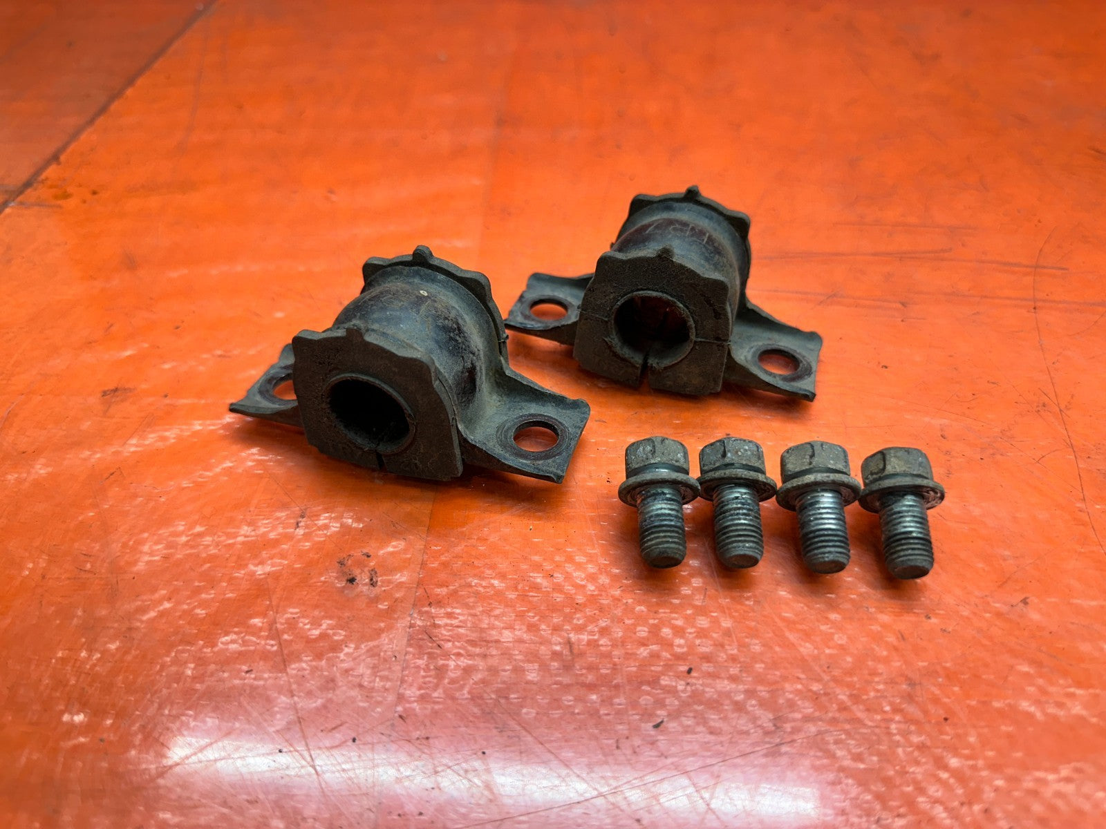 13 15 HONDA CIVIC SI 2.4L REAR SWAY STABILIZER BAR MOUNTING BOLTS BRACKETS 3345