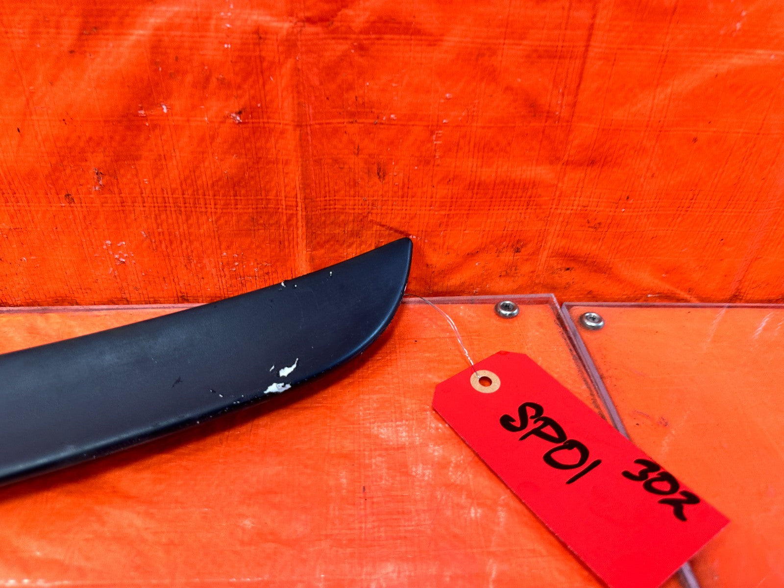 10 16 HYUNDAI GENESIS COUPE 3.8L   REAR WING SPOILER DECK LID TRIM   OEM #3021