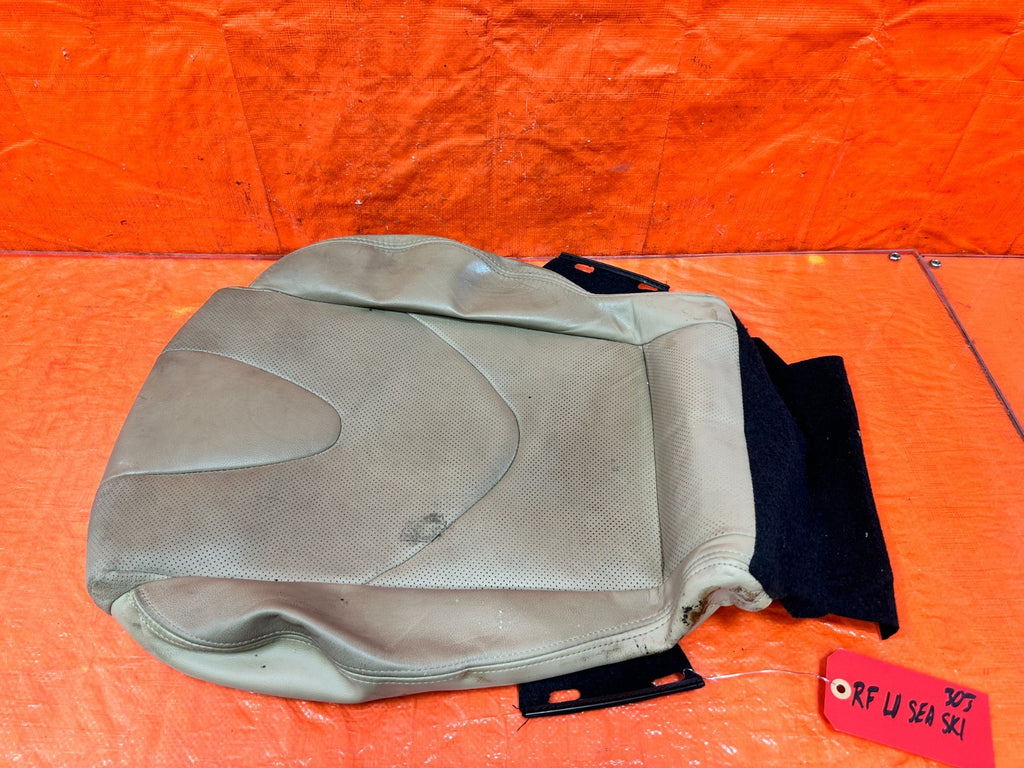 09 11 MAZDA RX8 RX 8 PASSENGER RIGHT FRONT LOWER SEAT SKIN WRAP TAN   OEM 3030