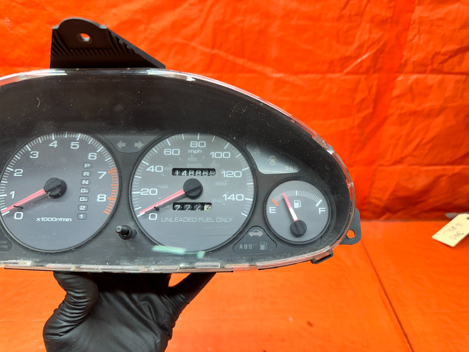 94-01 ACURA INTEGRA AUTOMATIC INSTRUMENT GAUGE CLUSTER SPEEDOMETER OEM #3404