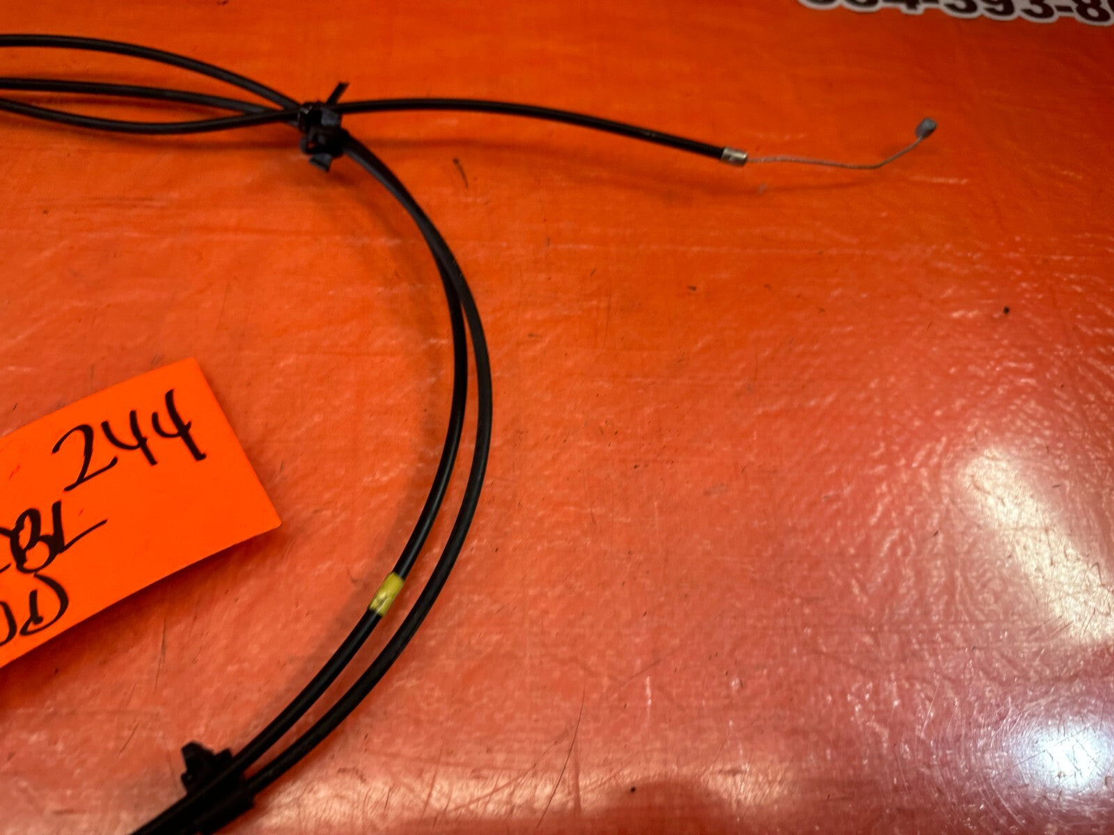 07 12 LEXUS ES350   HOOD RELEASE WIRE CABLE   OEM FACTORY #2446