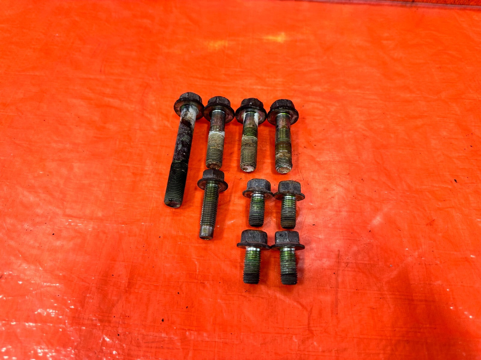 04 08 ACURA TSX   K24A2   FRONT ENGINE MOTOR MOUNT BOLTS HARDWARE   OEM #2750