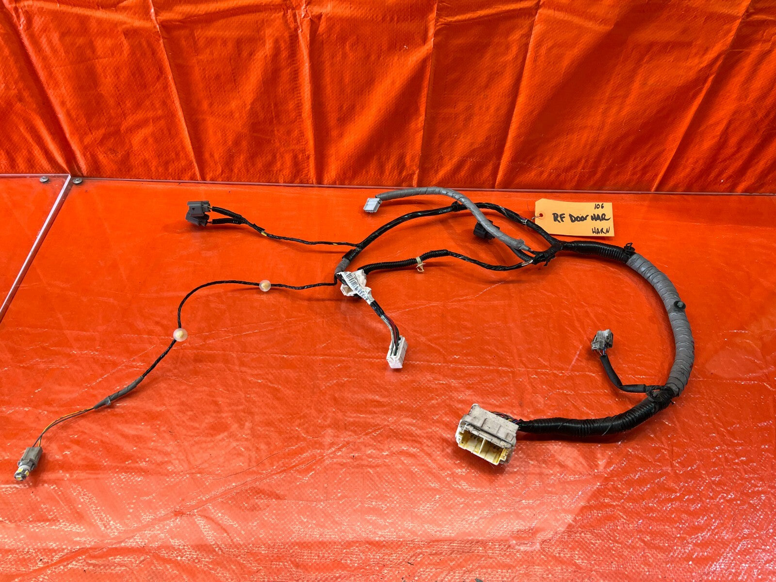 06 08 ACURA TL   DOOR WIRING HARNESS WIRE LOOM   PASSENGER RIGHT FRONT   OEM 1060