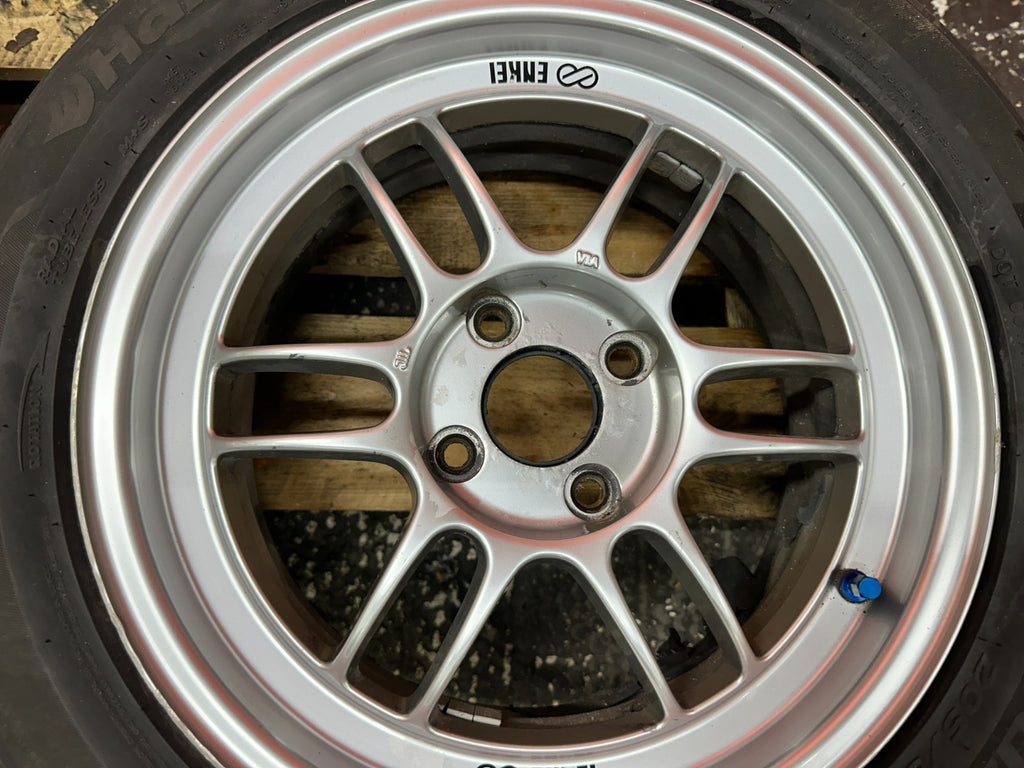 ENKEI RPF1 15x7 +41 4x100 WHEELS RIMS SET HONDA CIVIC INTEGRA MIATA CIVIC DEL SO16