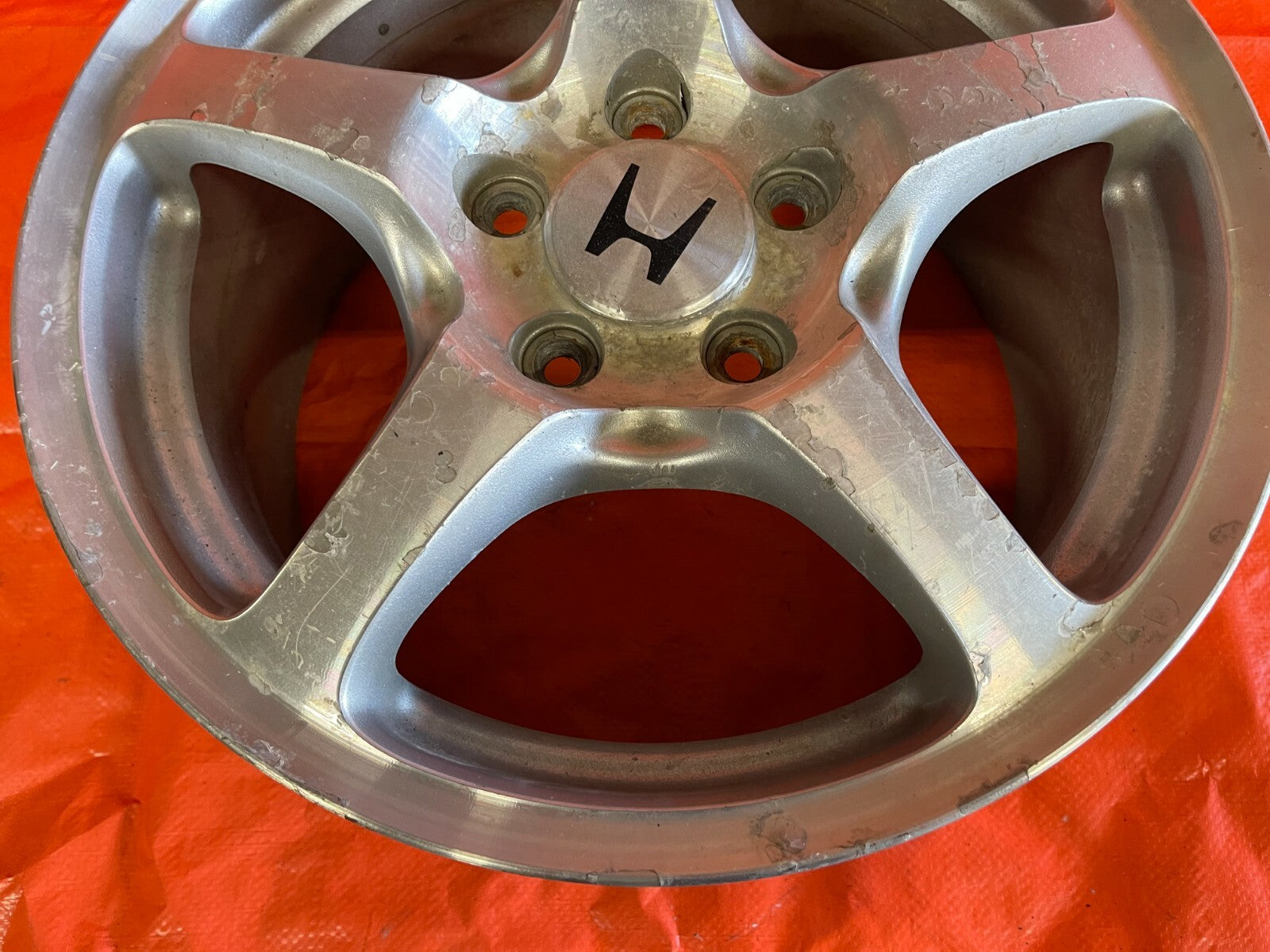 00 03 HONDA S2000   AP1   REAR WHEEL RIM    42700 S2A A02   16x7.5 +65   OEM OE1