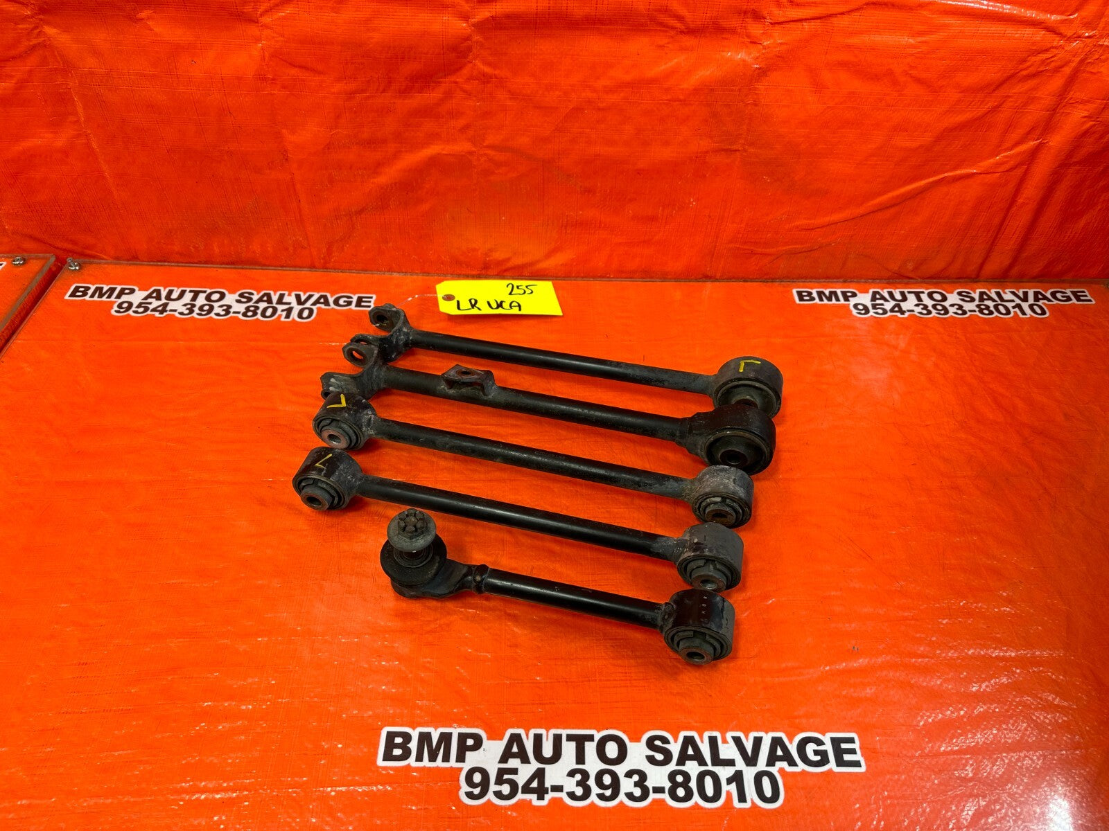 04 08 ACURA TSX   DRIVER LEFT REAR   LOWER UPPER MIDDLE   CONTROL ARMS   OEM 2550