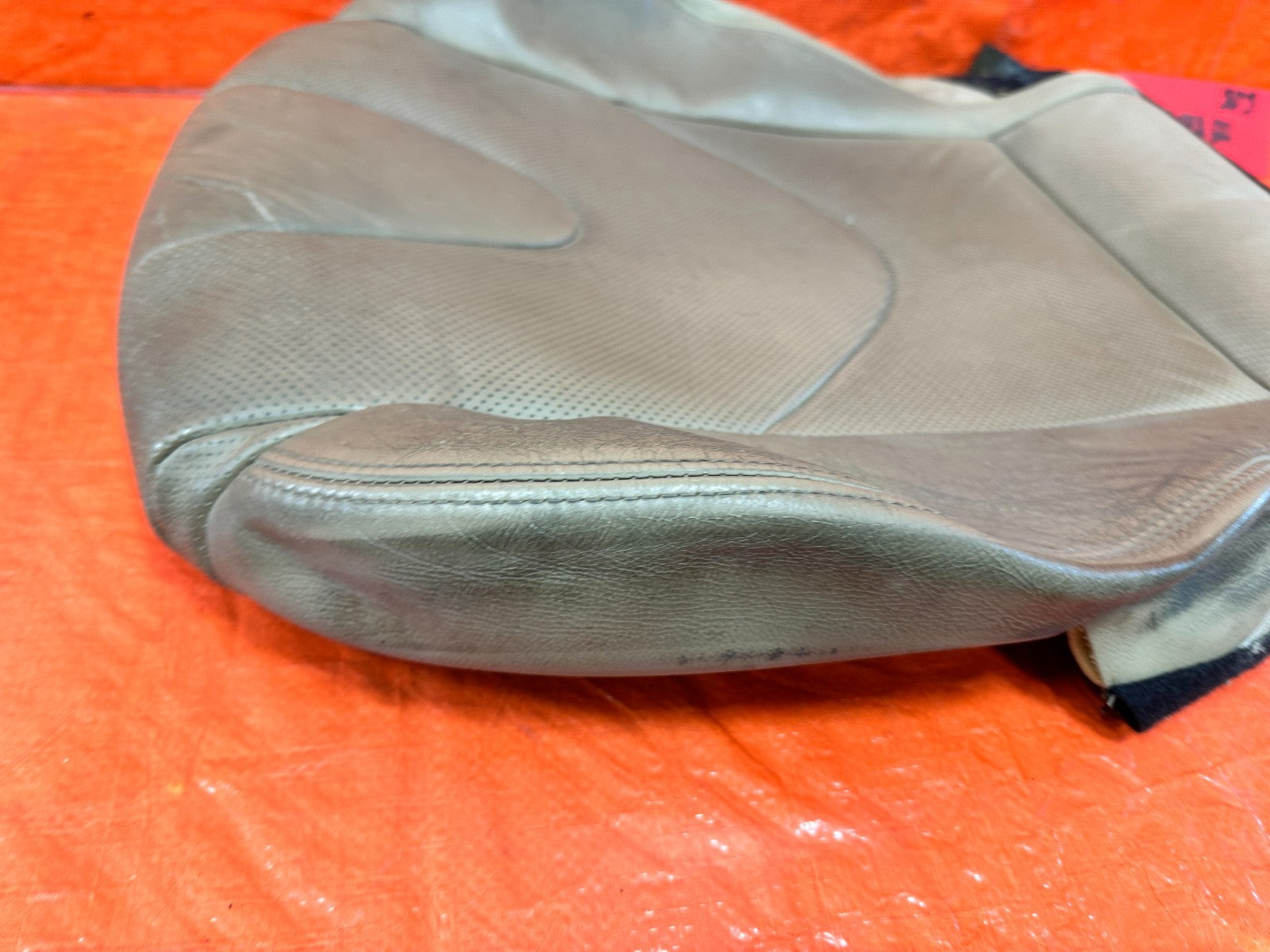 09 11 MAZDA RX8 RX 8   DRIVER LEFT FRONT LOWER SEAT SKIN WRAP TAN   OEM 3035