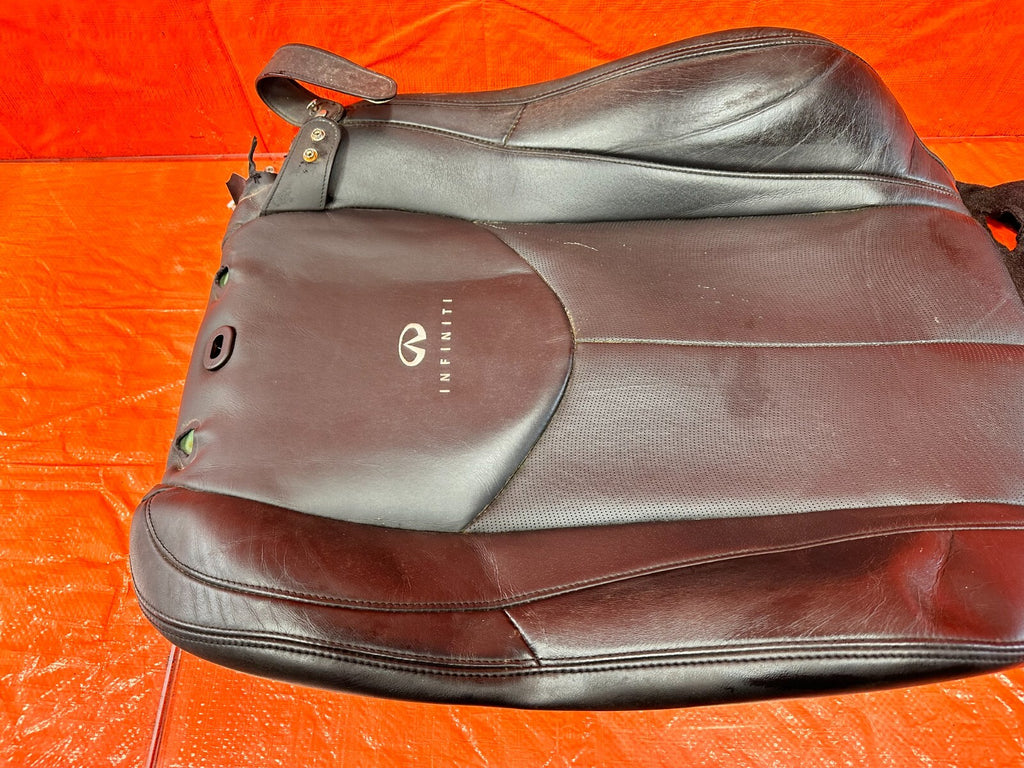 11 15 INFINITI G37 CONVERTIBLE DRIVER LEFT FRONT SEAT LEATHER SKIN WRAP OEM 27816