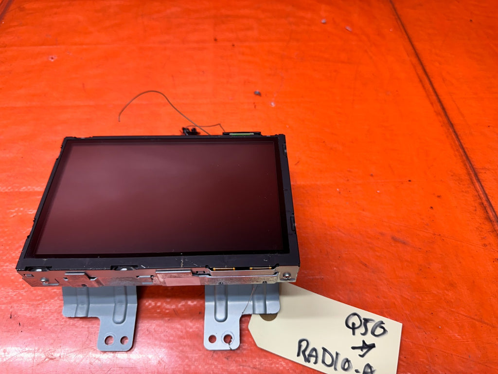 14-19 INFINITI Q50 4D LOWER RADIO INFO DISPLAY SCREEN UNIT 28387 4HB7E OEM #Q506