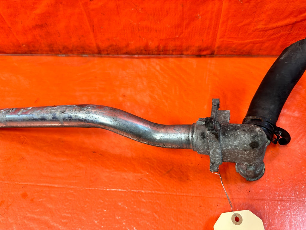 08 15 INFINITI G37 Q60 3.7L VQ37 REAR ENGINE WATER COOLANT PASSAGE PIPE #3296