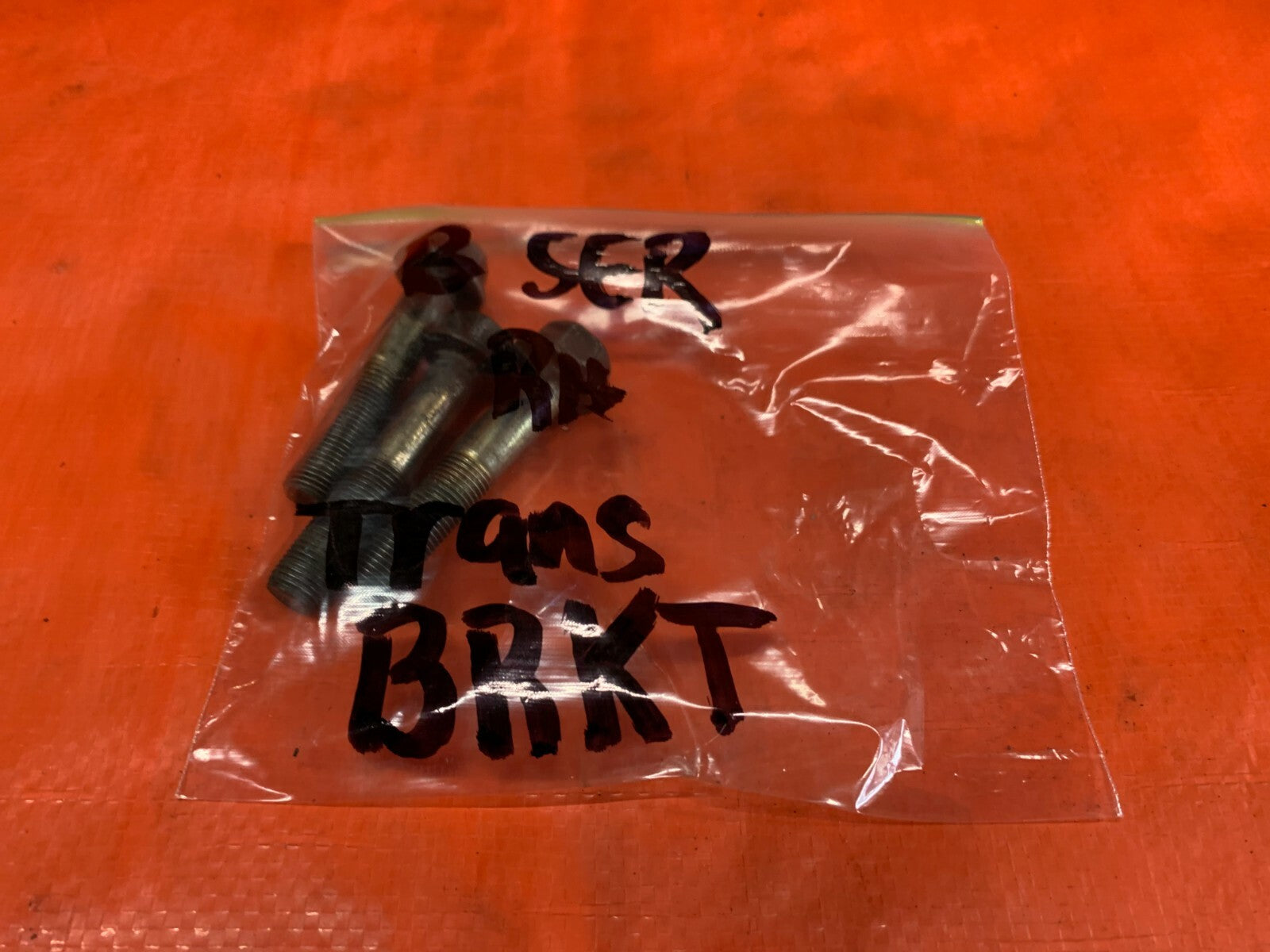 94   01 ACURA INTEGRA   B SERIES RIGHT LOWER TRANSMISSION BRACKET BOLT SET BOLTS0