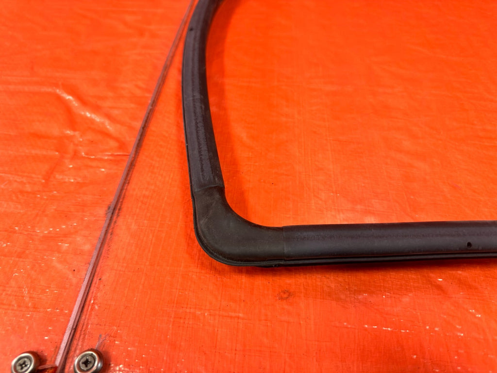 08 14 SUBARU WRX WAGON   CHASSIS TO DOOR OPEN TRIM WEATHER STRIP LEFT REAR #2837