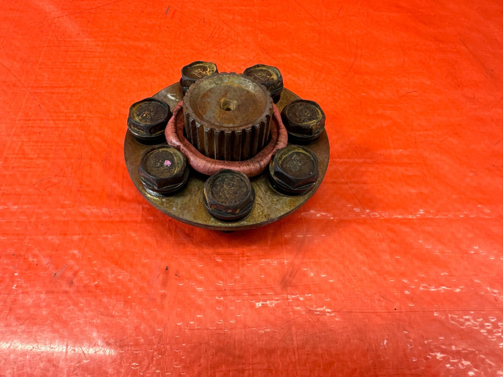 09 12 LANCER EVOLUTION X EVO 10   AUTOMATIC FLYWHEEL TORQUE CONVERTER BOLTS #2144