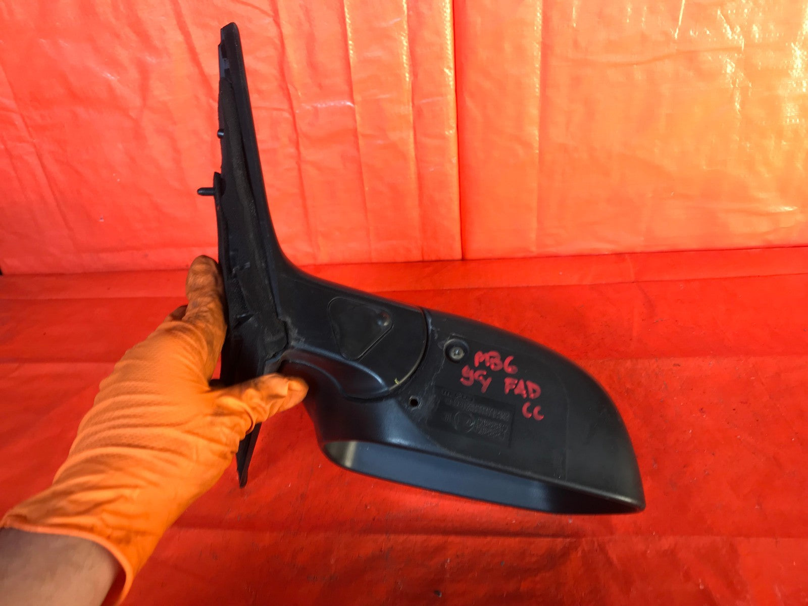 OEM 2005 2006 MAZDA 3 DRIVER LEFT SIDE VIEW MIRROR   GRAY   POWER   E4 0122206
