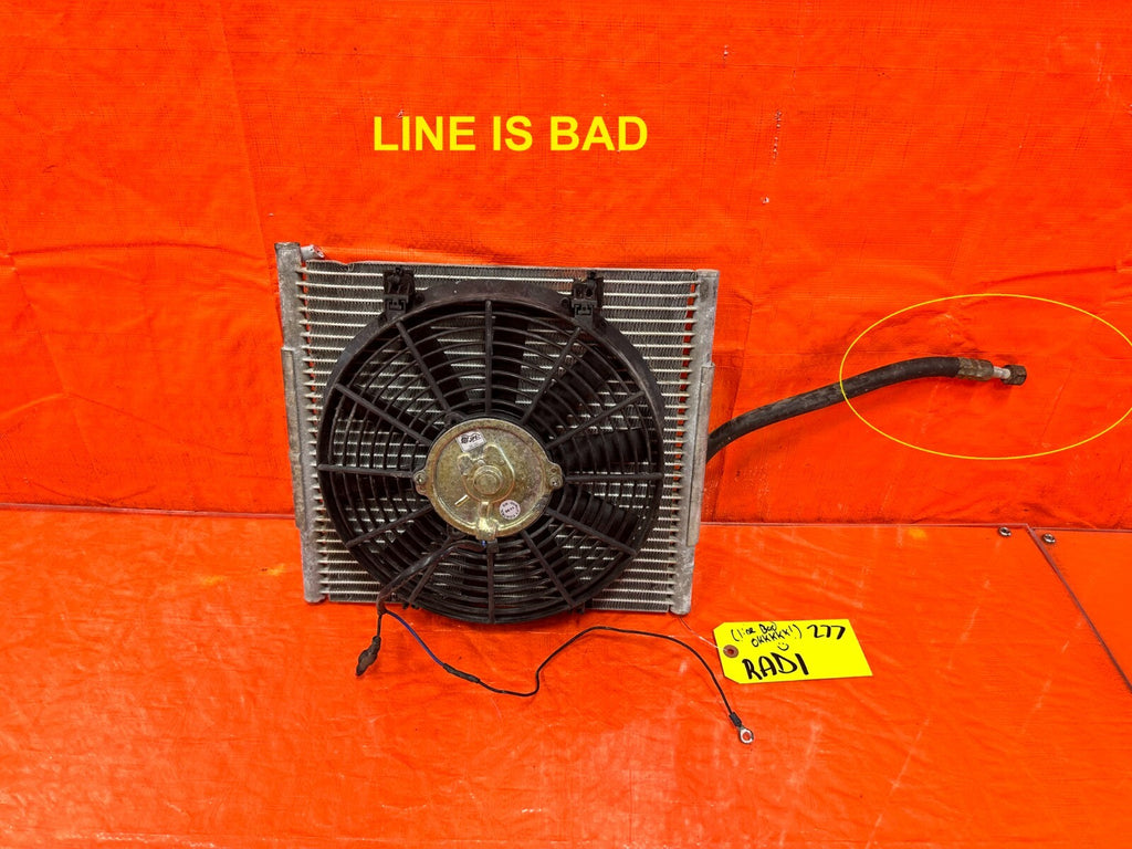 88 91 HONDA CRX   B SERIES 1/2 STYLE AIR CONDITIONING AC CONDENSER & SLIM FAN0