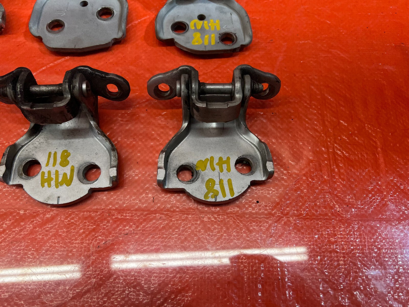 94 01 ACURA INTEGRA SEDAN   DOOR HINGE SET HINGES LEFT RIGHT FRONT REAR OEM #1188