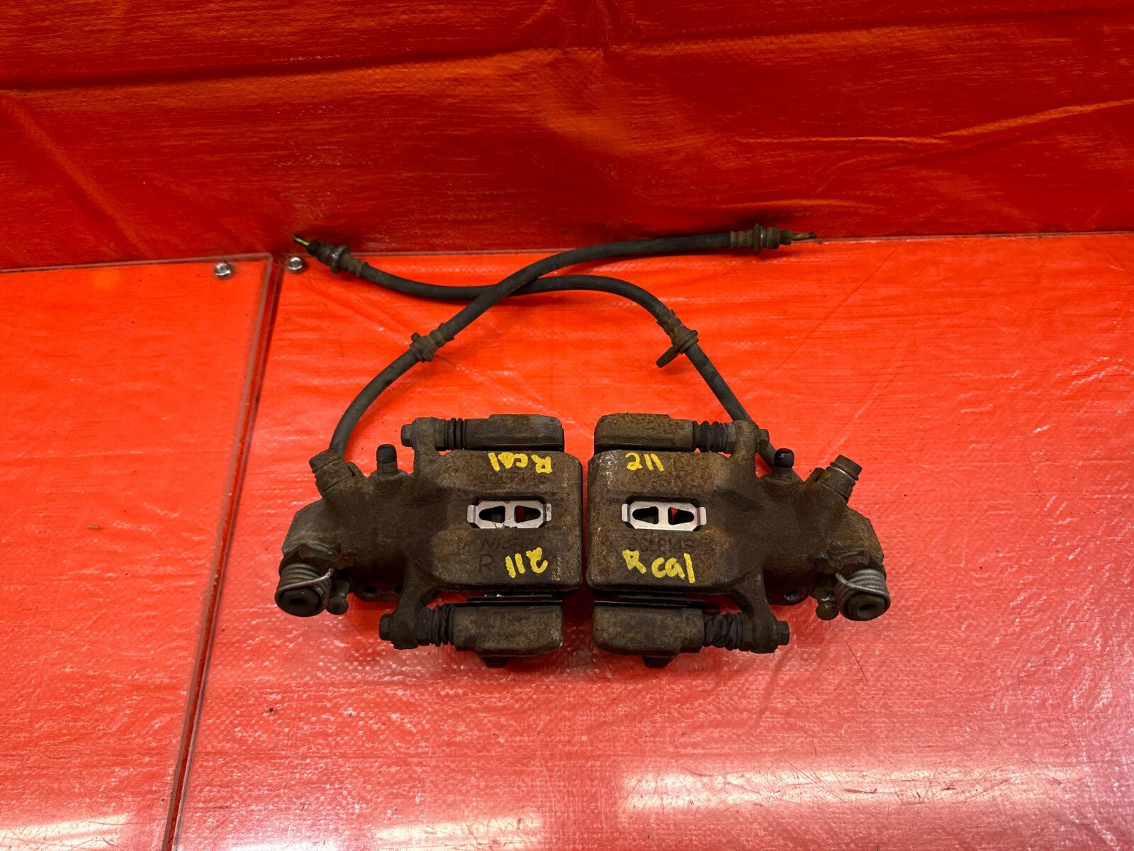 02 06 ACURA RSX BASE & TYPE S   REAR CALIPER SET CALIPERS LEFT & RIGHT OEM #2110