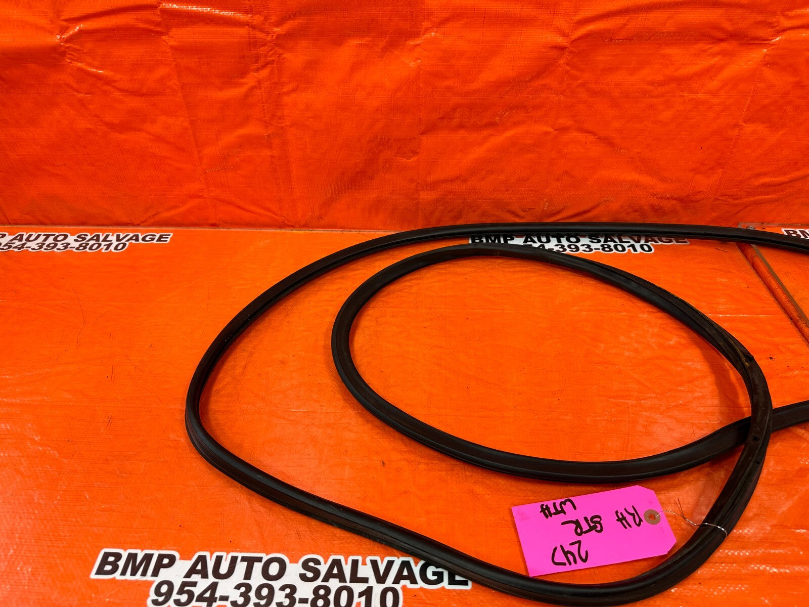 94 01 ACURA INTEGRA 2D PASSENGER RIGHT WEATHER STRIP TRIM SEAL GASKET OEM #2477