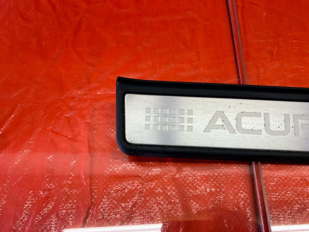 04 06 ACURA TL  FLOOR PILLAR SCUFF PLATE   DRIVER LEFT REAR SIDE   OEM #1086