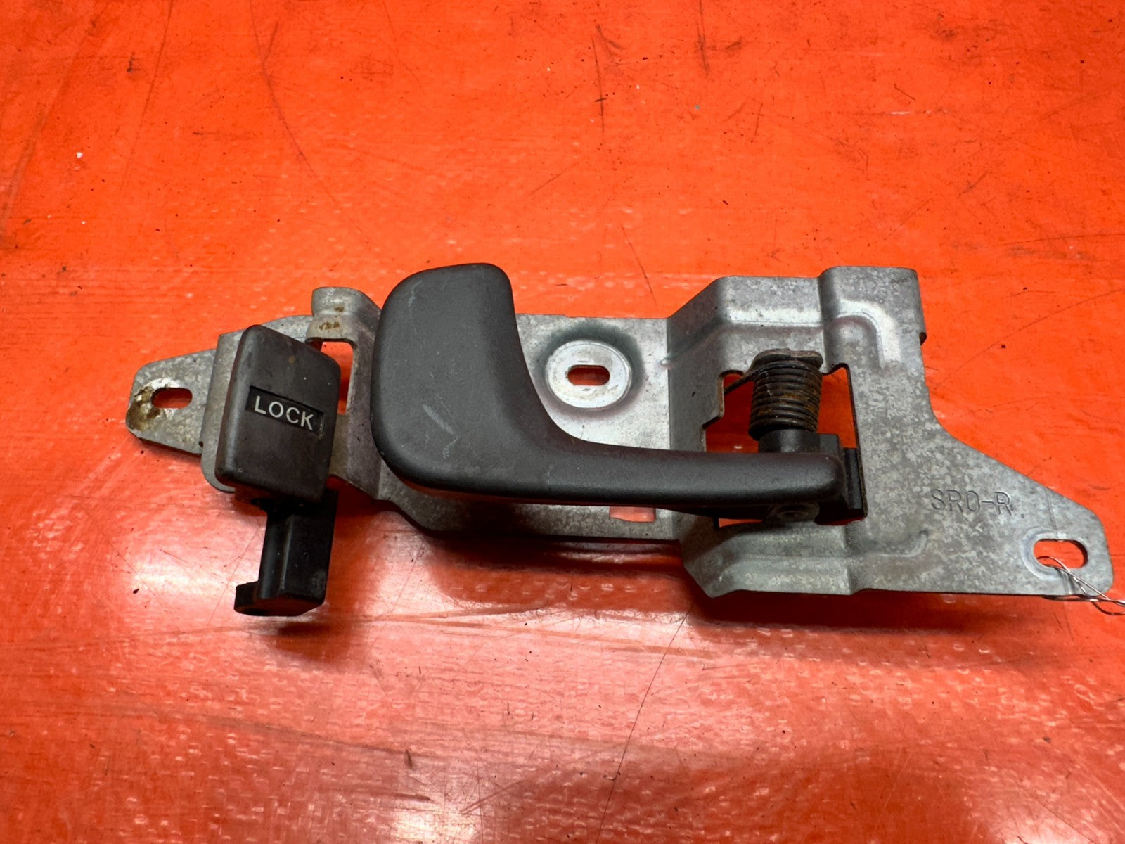 92 95 HONDA CIVIC 2D   PASSENGER RIGHT INSIDE INTERIOR DOOR HANDLE   OEM #3330