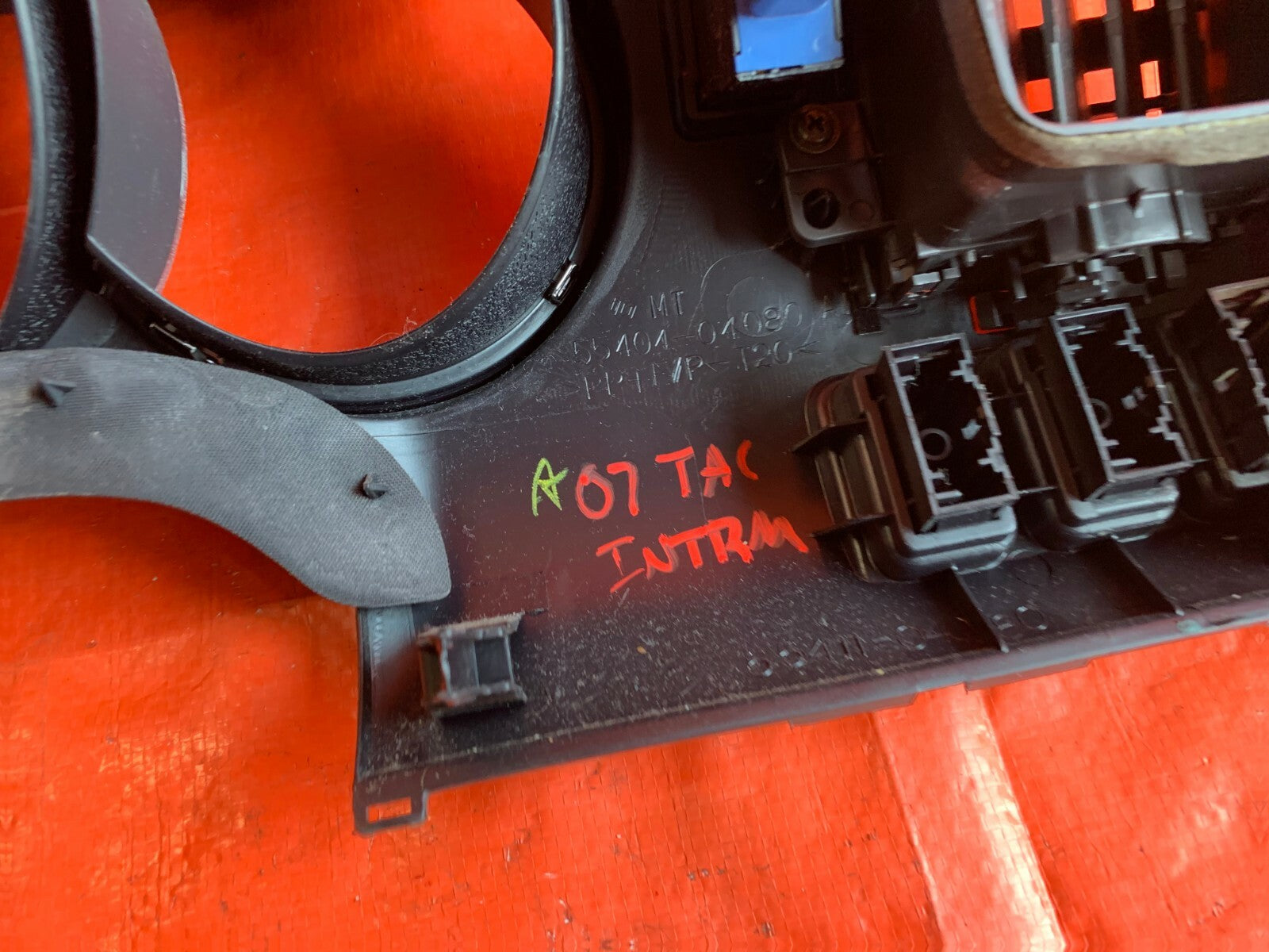 OEM 2007 07 TOYOTA TACOMA 2.7L BASE   INSTRUMENT GAUGE CLUSTER BEZEL W/ DIMMER5
