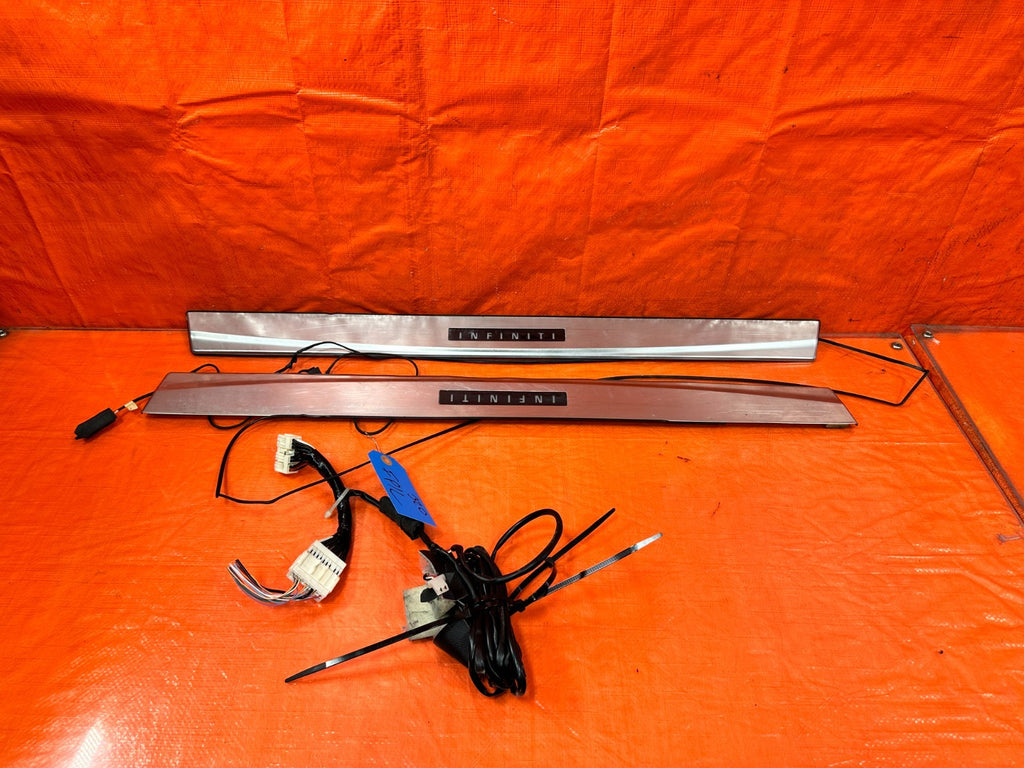08 15 INFINITI G37 Q60 COUPE   ILLUMINATING FLOOR PILLARS W/ PLUG N PLAY HARNESS4