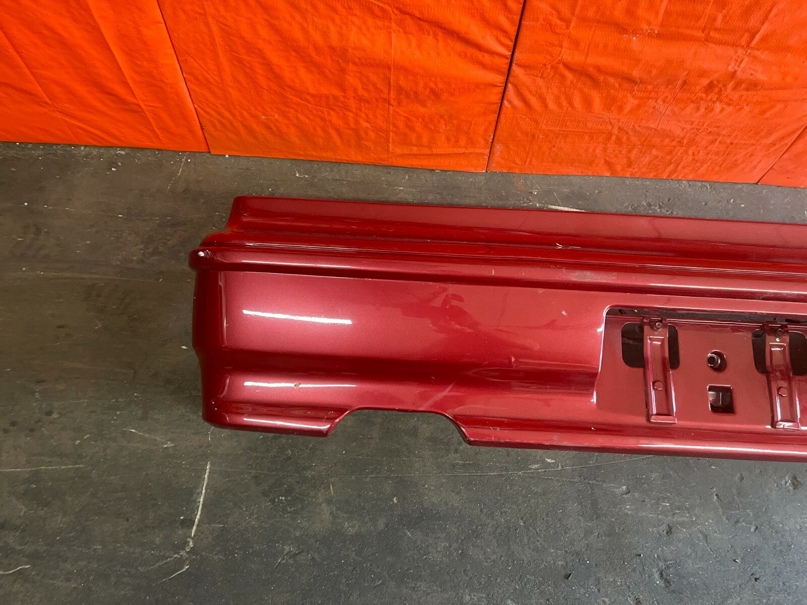 90 91 HONDA CRX   REAR   BUMPER COVER   PAINTED RED   GENUINE FACTORY OEM #616
