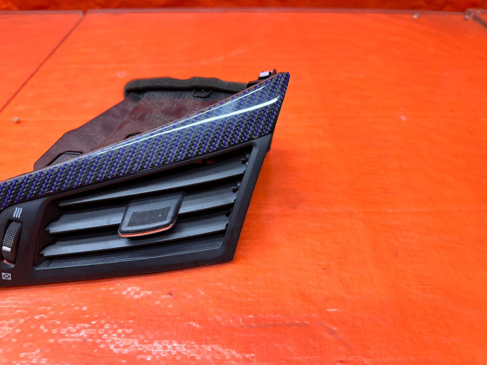 16 23 INFINITI Q60 BLUE CARBON FIBER INTERIOR TRIM DASH KIT OEM FACTORY10