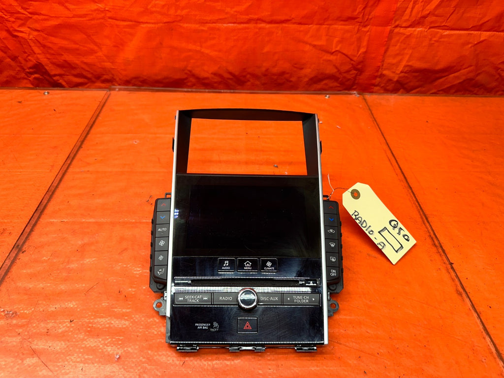 14-19 INFINITI Q50 4D UPPER RADIO NAVIGATION DISPLAY TOUCH SCREEN 253914HB6A #Q50