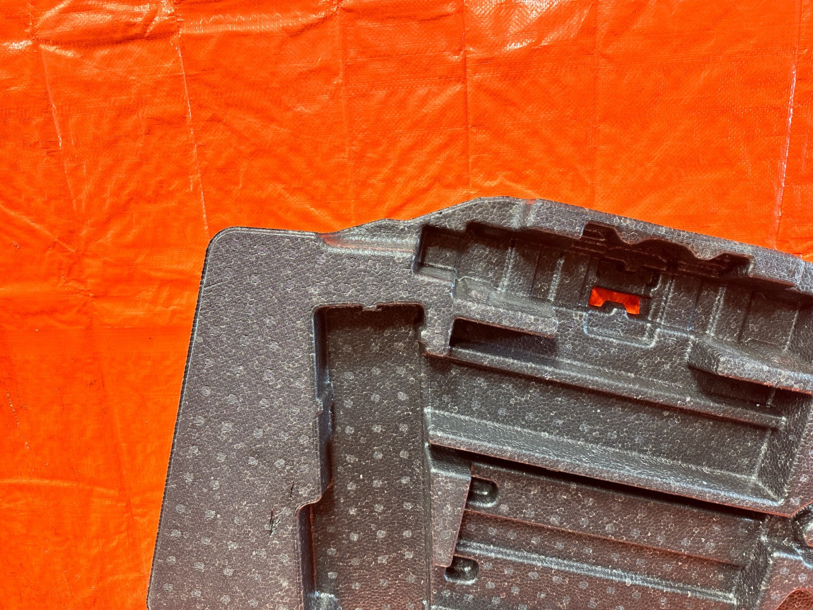 14 23 INFINITI Q50   SPARE TIRE TOOL KIT TRIM FOAM STYROFOAM   OEM #3147