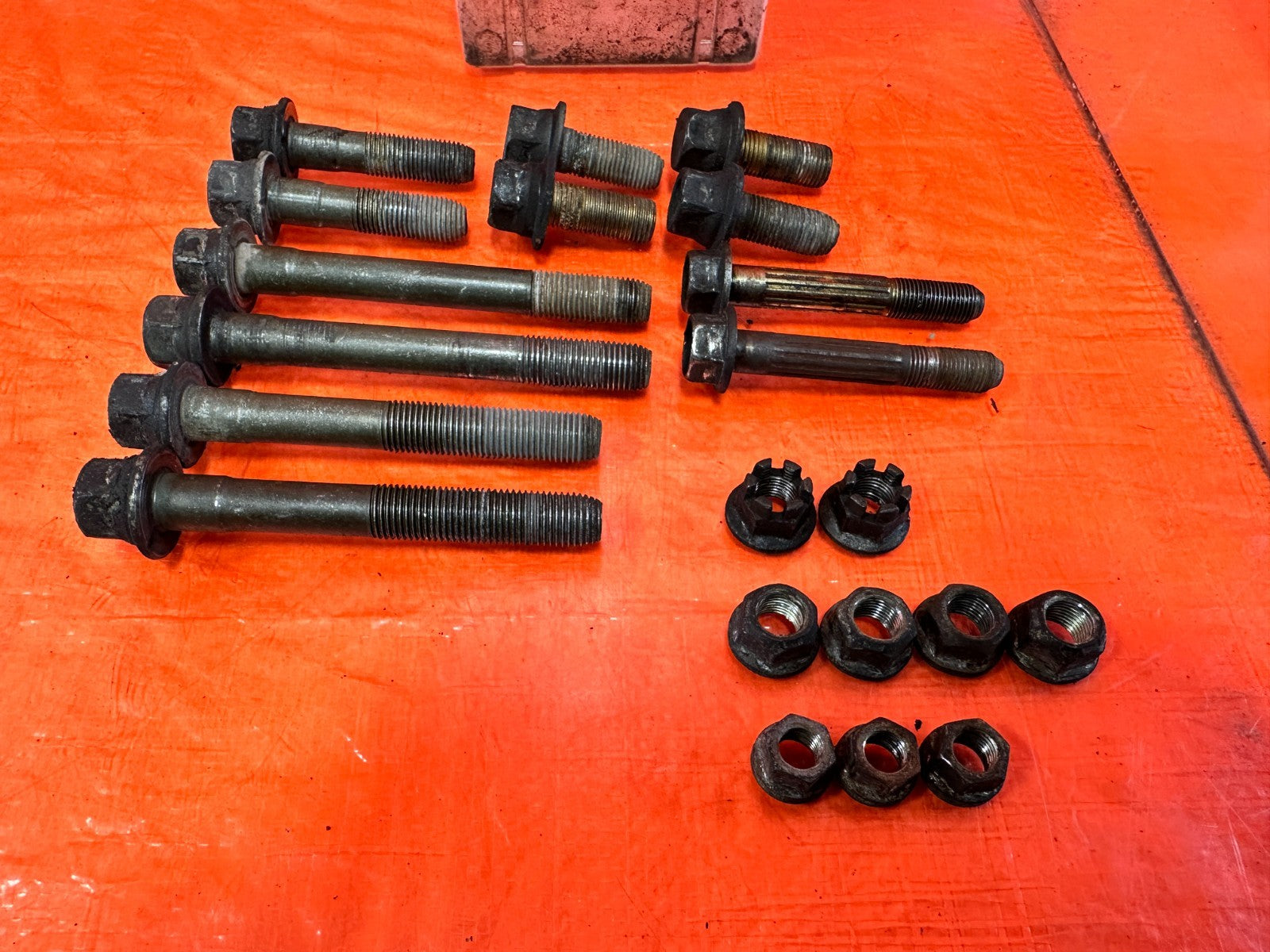 92 95 HONDA CIVIC   FRONT SUBFRAME CROSSMEMBER K FRAME BOLTS   OEM #3260