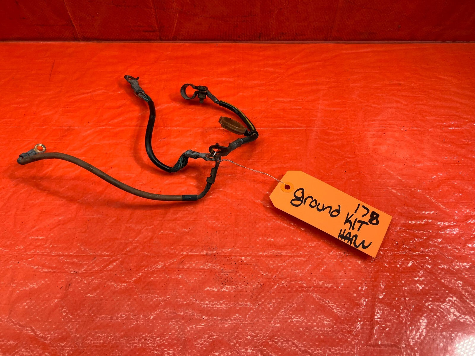 96 01 ACURA INTEGRA   TRANSMISSION VALVE COVER BATTERY GROUND HARNESS OE OEM 1787