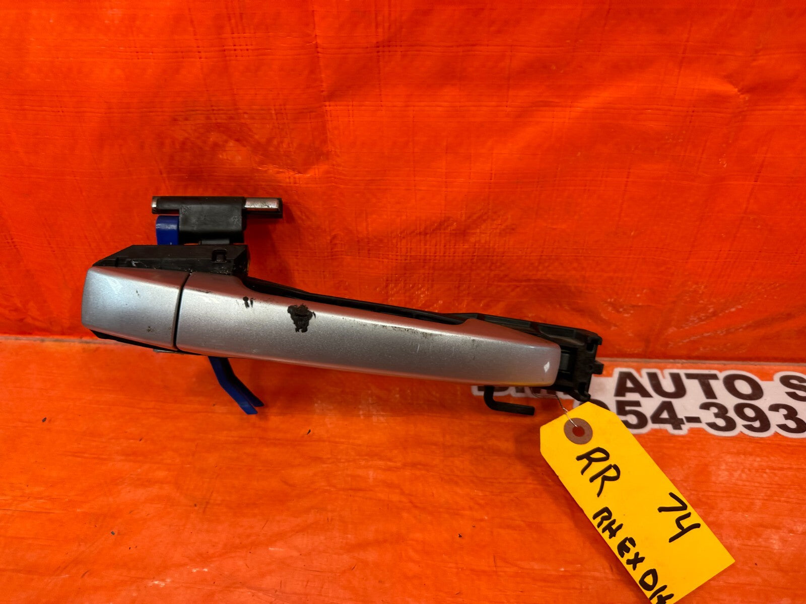 2012 SUBARU WRX STI SEDAN   PASSENGER RIGHT REAR EXTERIOR DOOR HANDLE OEM #746