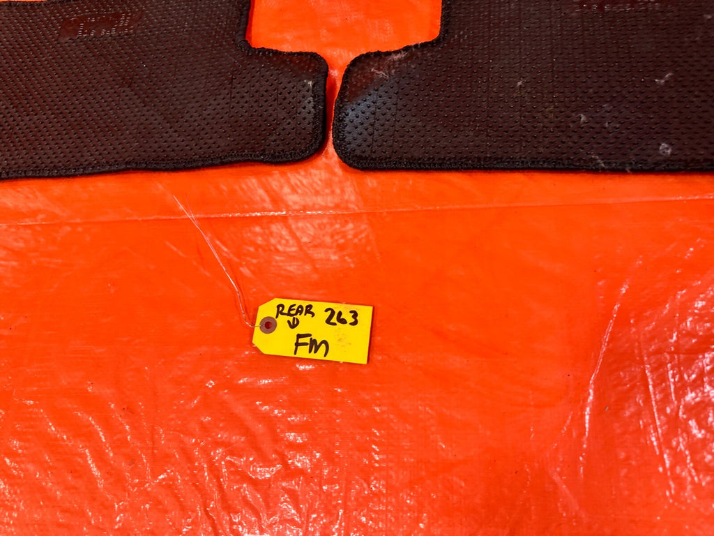 97 01 HONDA PRELUDE   LEFT AND RIGHT REAR FLOOR MAT MATS CARPET CARPETS OEM 26313