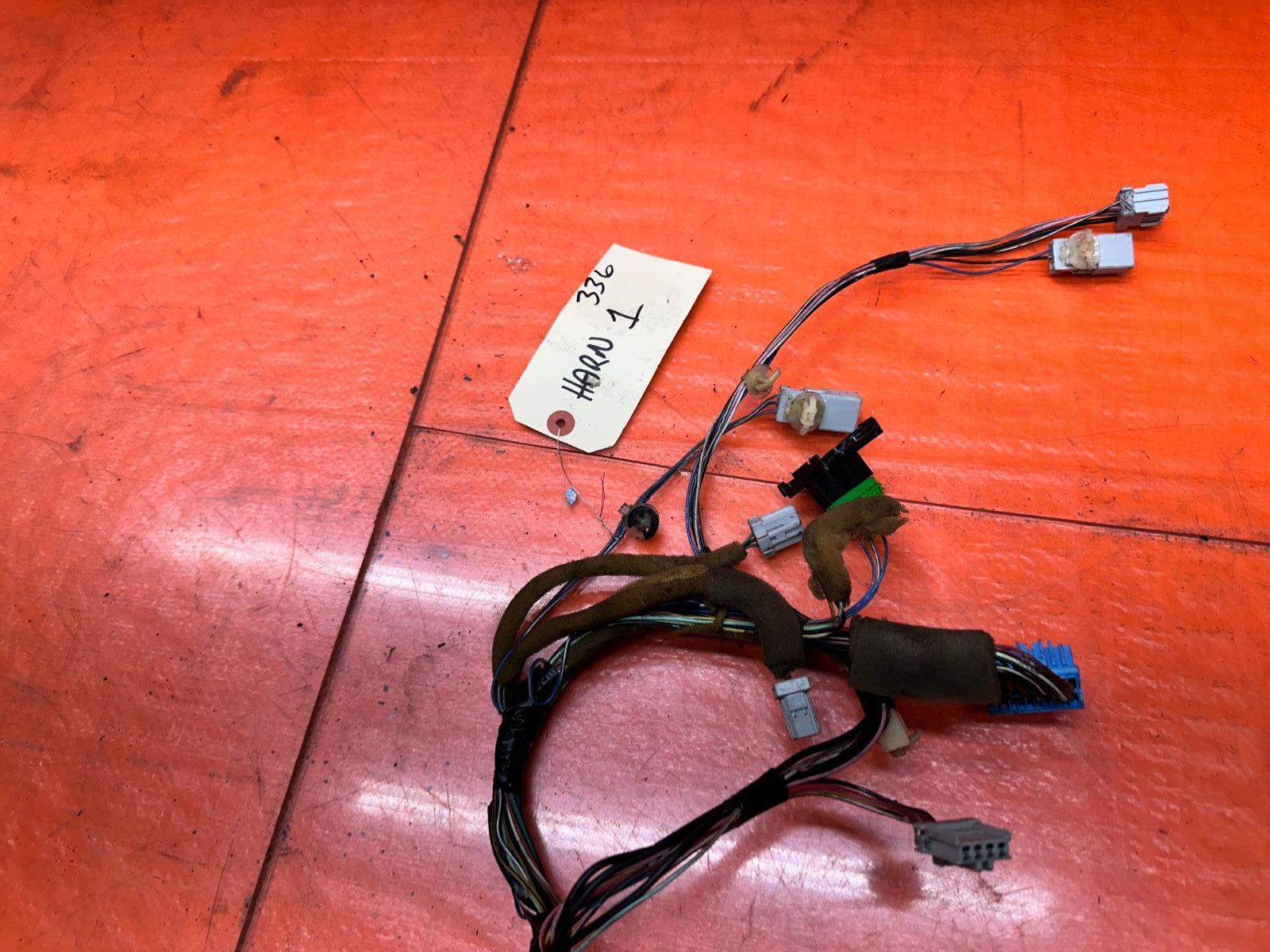 97 01 HONDA PRELUDE 2.2L DRIVER LEFT DOOR PANEL WIRE WIRING HARNESS OEM #33612