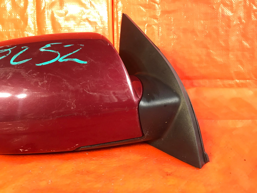 OEM 2007 07 HYUNDAI ACCENT SEDAN PASSENGER RIGHT SIDE VIEW MIRROR RED5