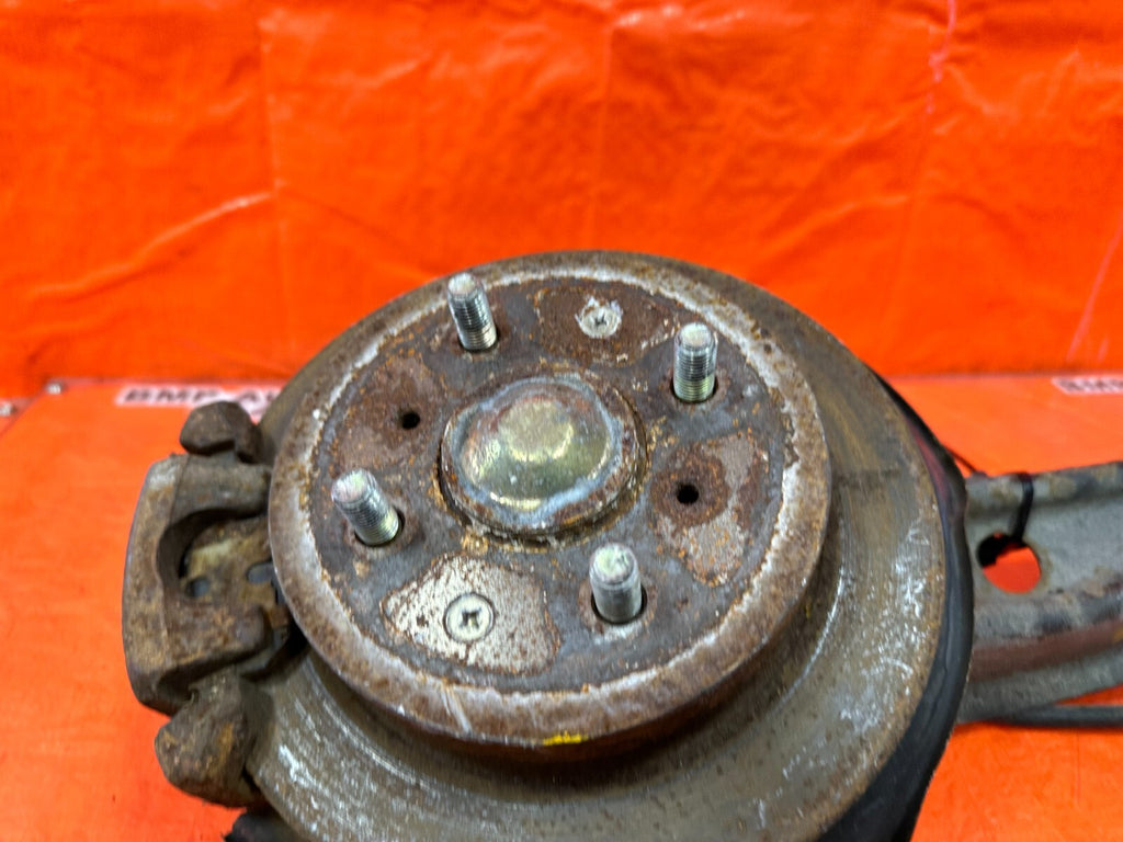 94 01 ACURA INTEGRA   PASSENGER RIGHT REAR TRAILING ARM WITH CALIPER ROTOR CABLE6