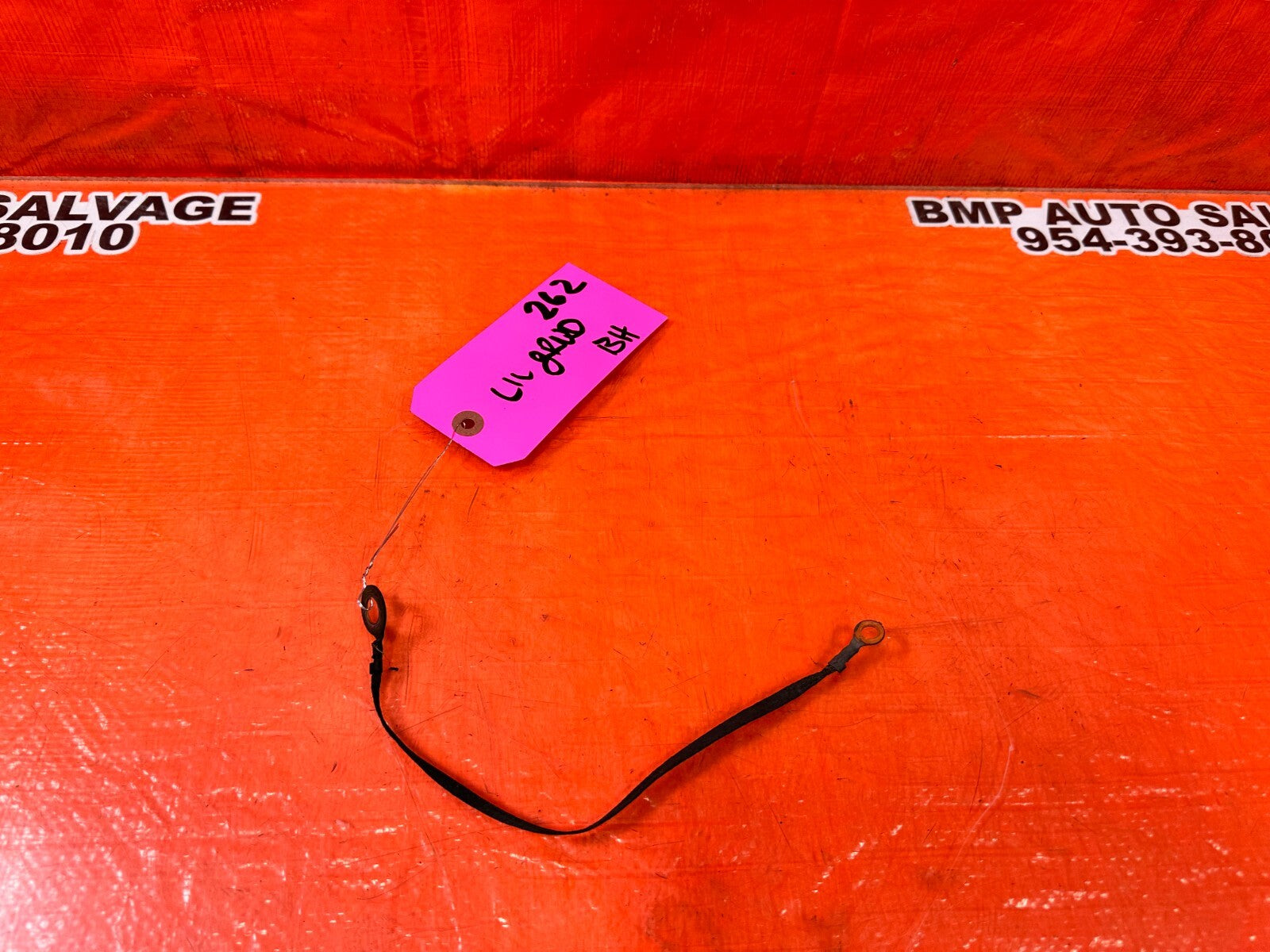 2004 04 NISSAN 350Z   NEGATIVE TERMINAL BATTERY GROUND WIRE   OEM FACTORY #262 16