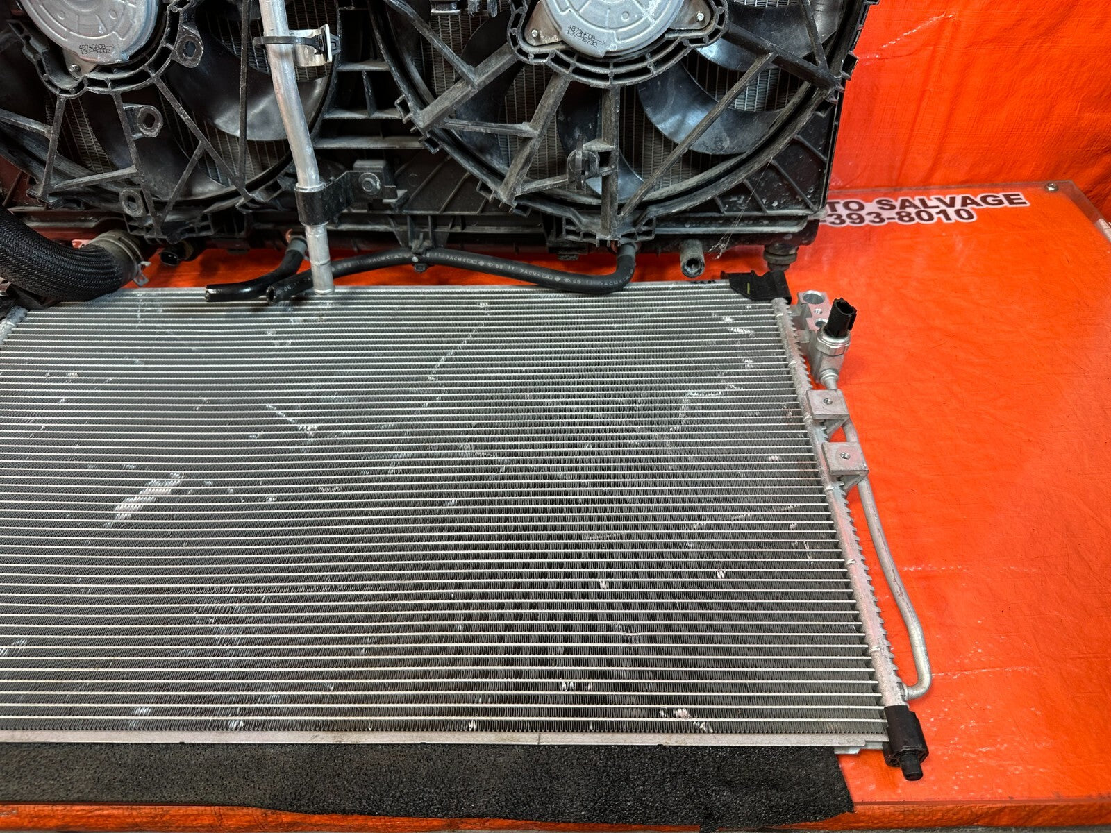 17 20 INFINITI Q60 3.0L 300HP RADIATOR W/ FANS MODULES SHROUD AND CONDENSER OEM5