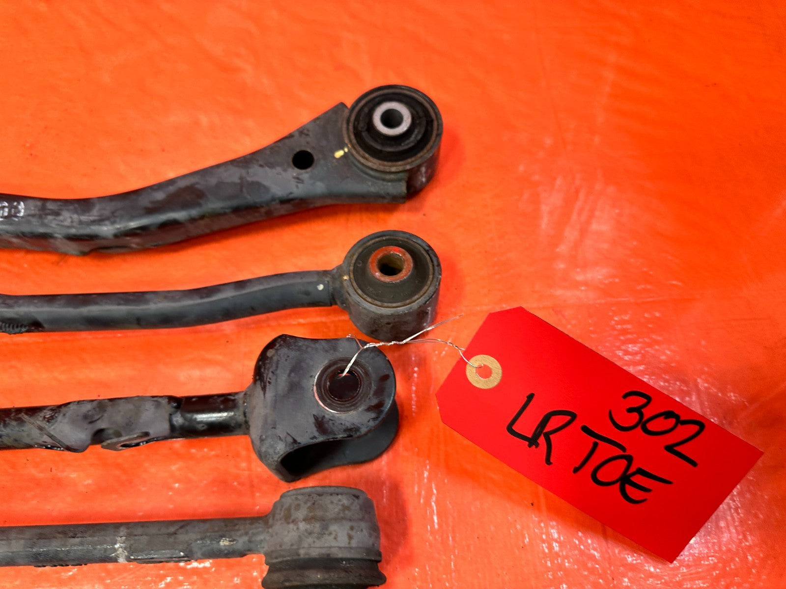 13 16 HYUNDAI GENESIS COUPE   LEFT REAR CONTROL ARMS UPPER LOWER ALL 4 OEM 3023