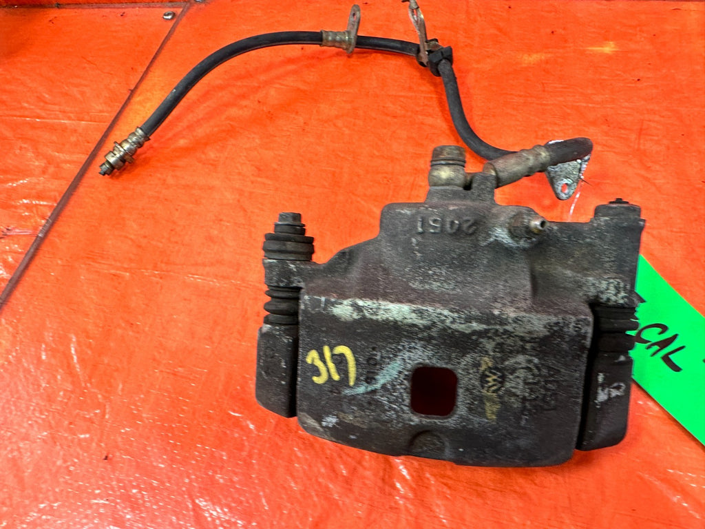 90 91 HONDA CIVIC HATCHBACK   DRIVER LEFT FRONT BRAKE CALIPER   OEM 3173