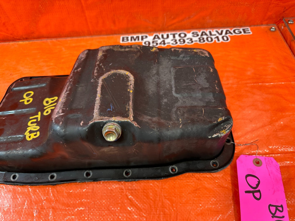 99 00 SI EM1 B16A2   FACTORY OIL PAN WITH AFTERMARKET TURBO TAP OEM FACTORY 2525