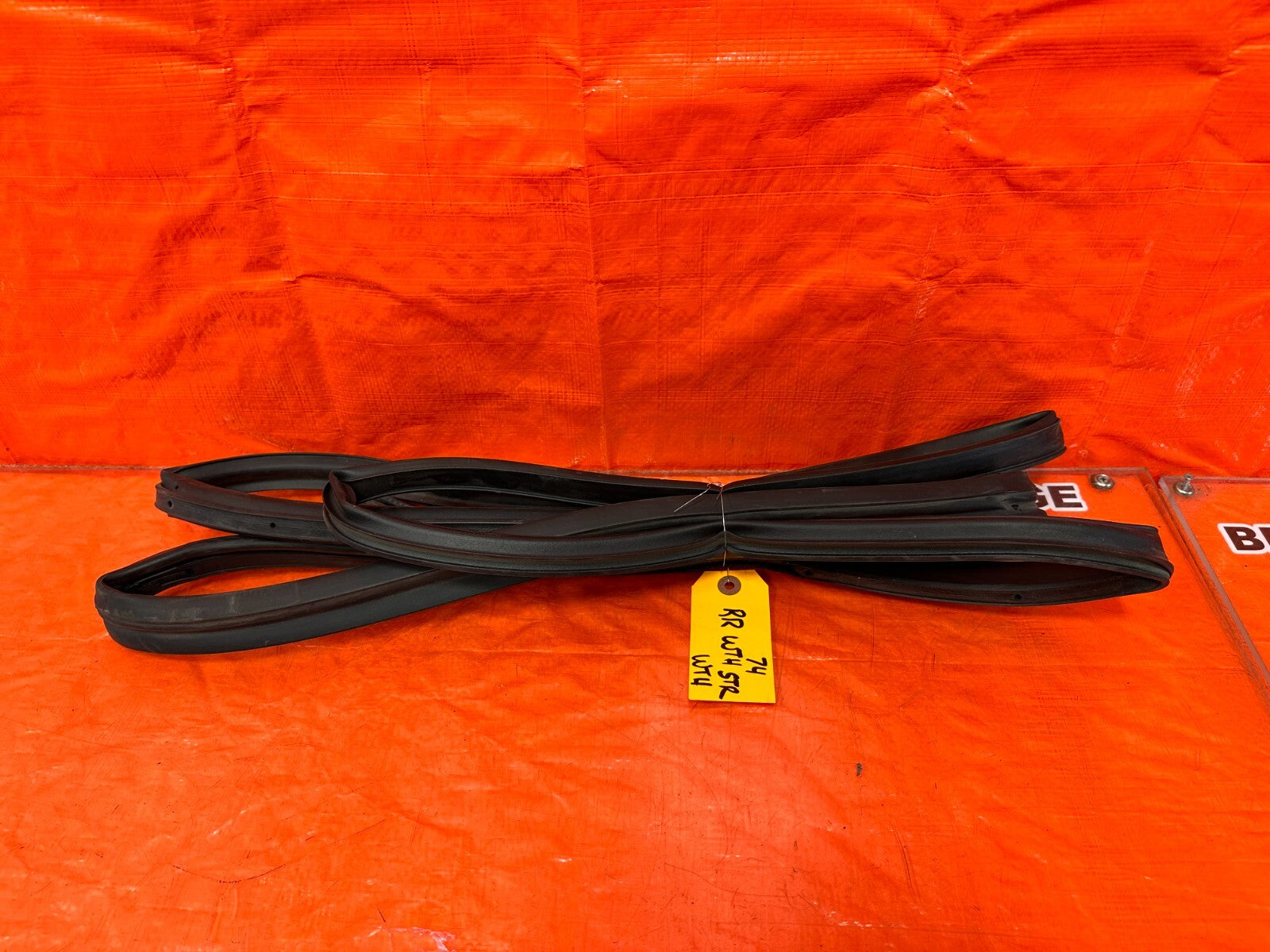 2012 SUBARU WRX STI SEDAN PASSENGER RIGHT REAR DOOR WEATHER STRIP RUBBER GASKET8