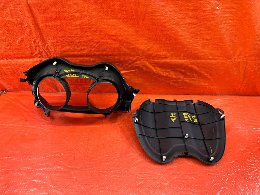 08 15 LANCER EVOLUTION X EVO 10   INSTRUMENT CLUSTER BEZEL TRIM   BOTH   OEM 21413