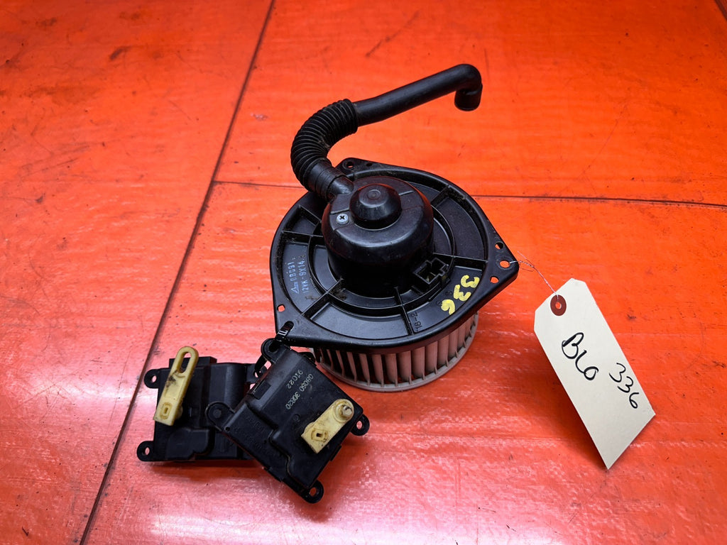 97 01 HONDA PRELUDE 2.2L HEATER AC BLOWER MOTOR WITH RECIRCULATING ACTUATOR #3360