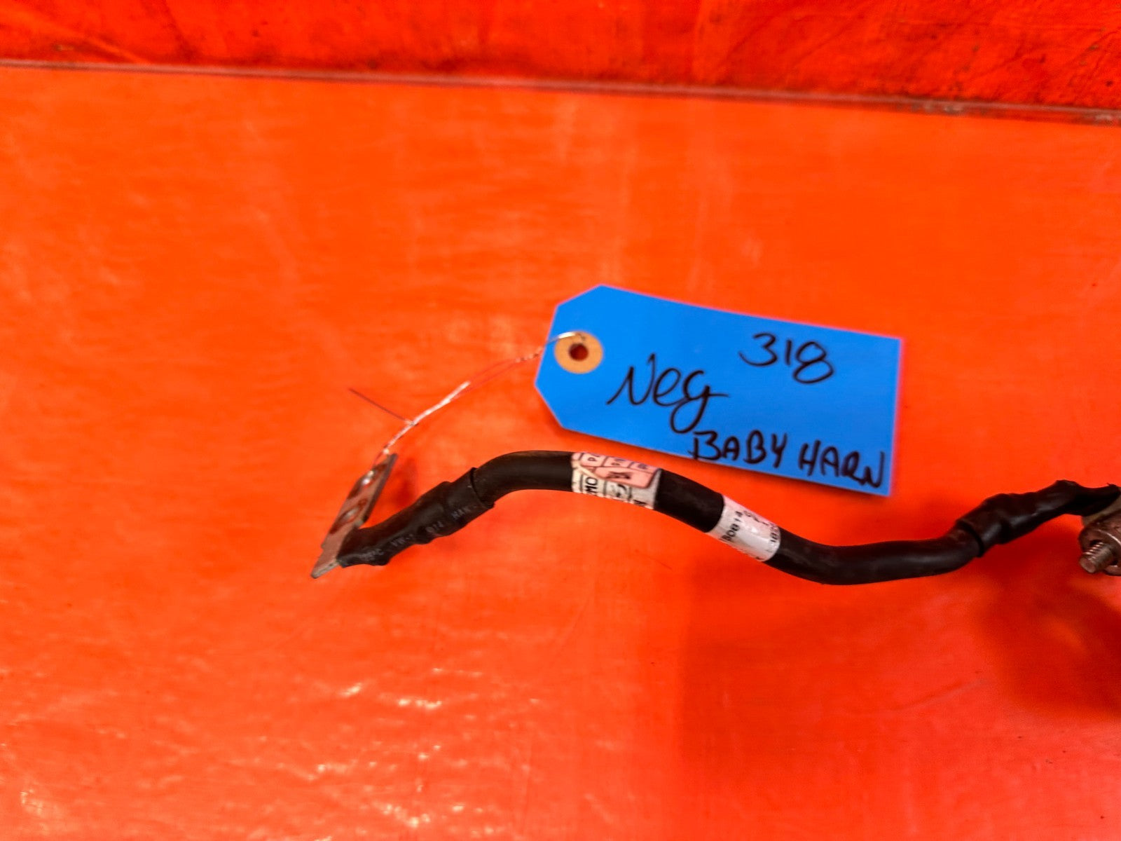 13 16 HYUNDAI GENESIS COUPE 3.8L MT NEGATIVE TERMINAL BATTERY GROUND HARNESS 3183
