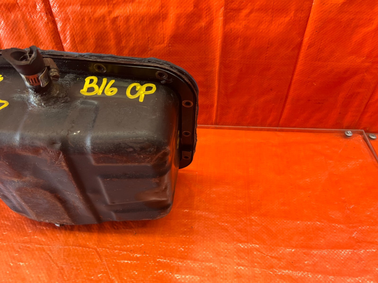 92 01 ACURA INTEGRA   NON VTEC   B18B B18A    TURBO TAPPED OIL PAN ASSEMBLY OEM3