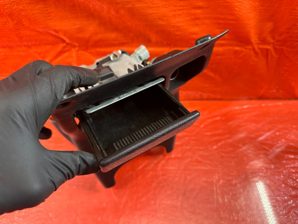 92 95 HONDA CIVIC HATCH DASHBOARD CENTER CONSOLE STORAGE ASH TRAY BLACK OEM #1998