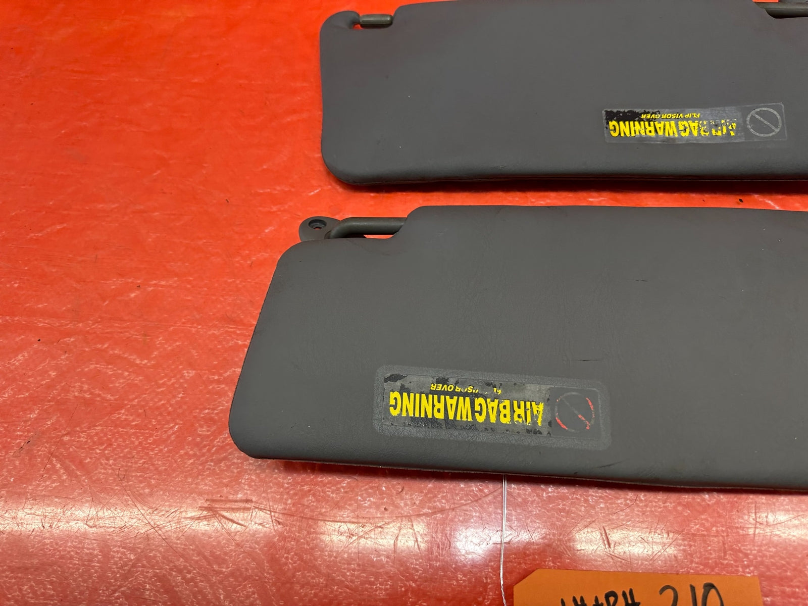 97 01 HONDA PRELUDE   LEFT AND RIGHT SUN VISORS   OEM FACTORY OE #2107