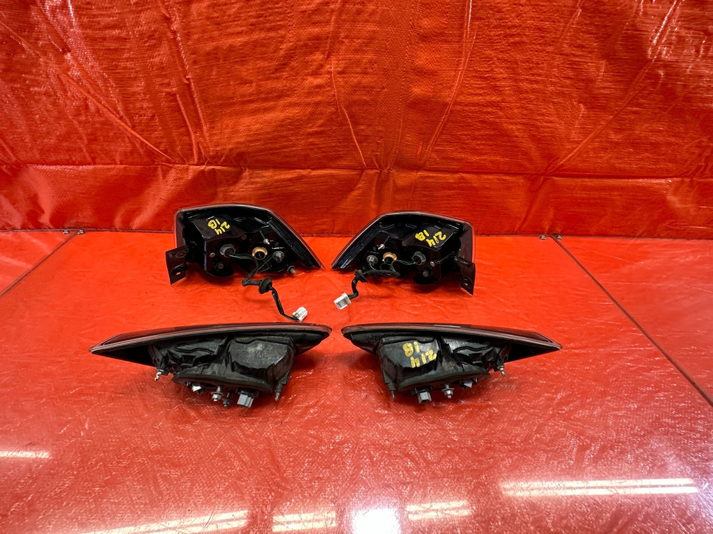 08 15 LANCER EVOLUTION X EVO 10   LEFT RIGHT INNER OUTER TAIL LIGHTS LAMPS #21418